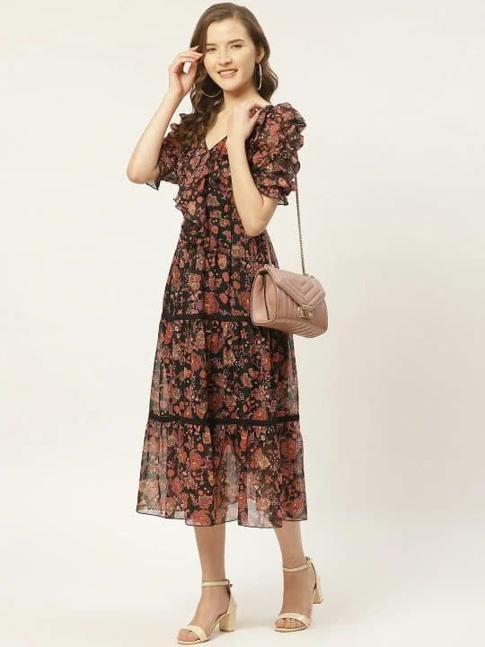 Women's Multicolor Party Dress