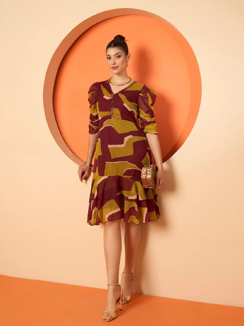 Women's Green Casual Dress