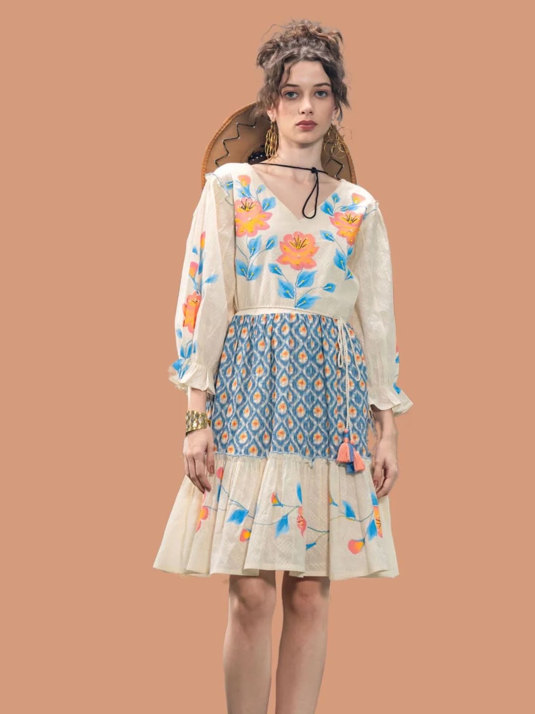 Women's Multicolor Casual Regular Fit Dress