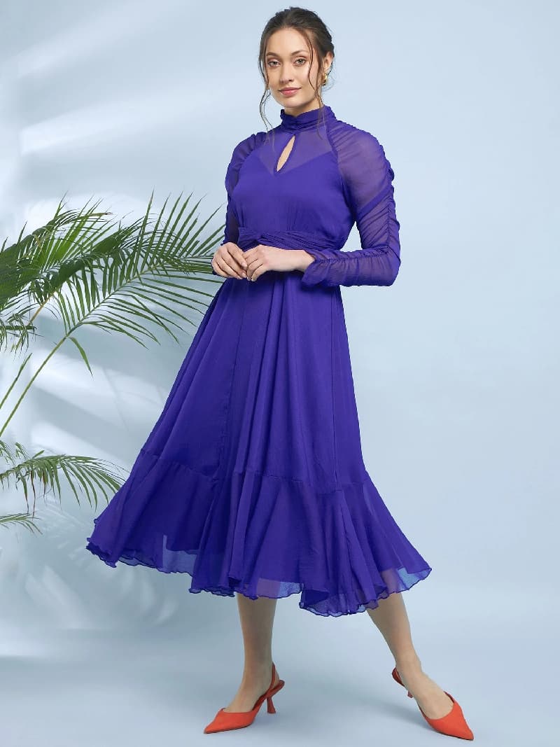 Women's Blue Party Dress