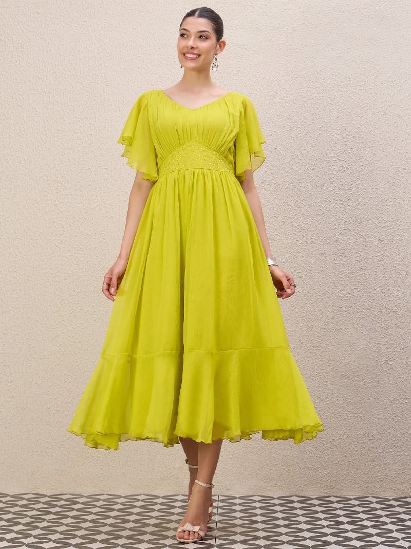 Women's Green Casual Dress