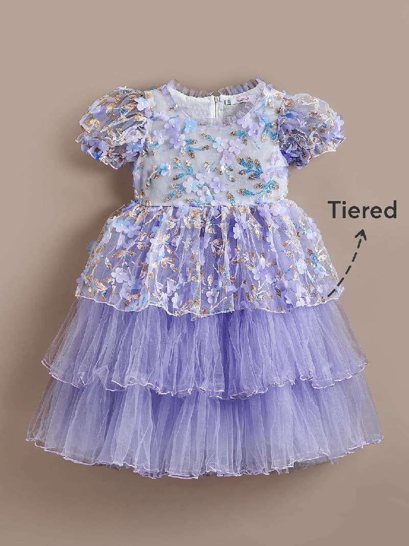 Girls Blue Dreams Party Dress