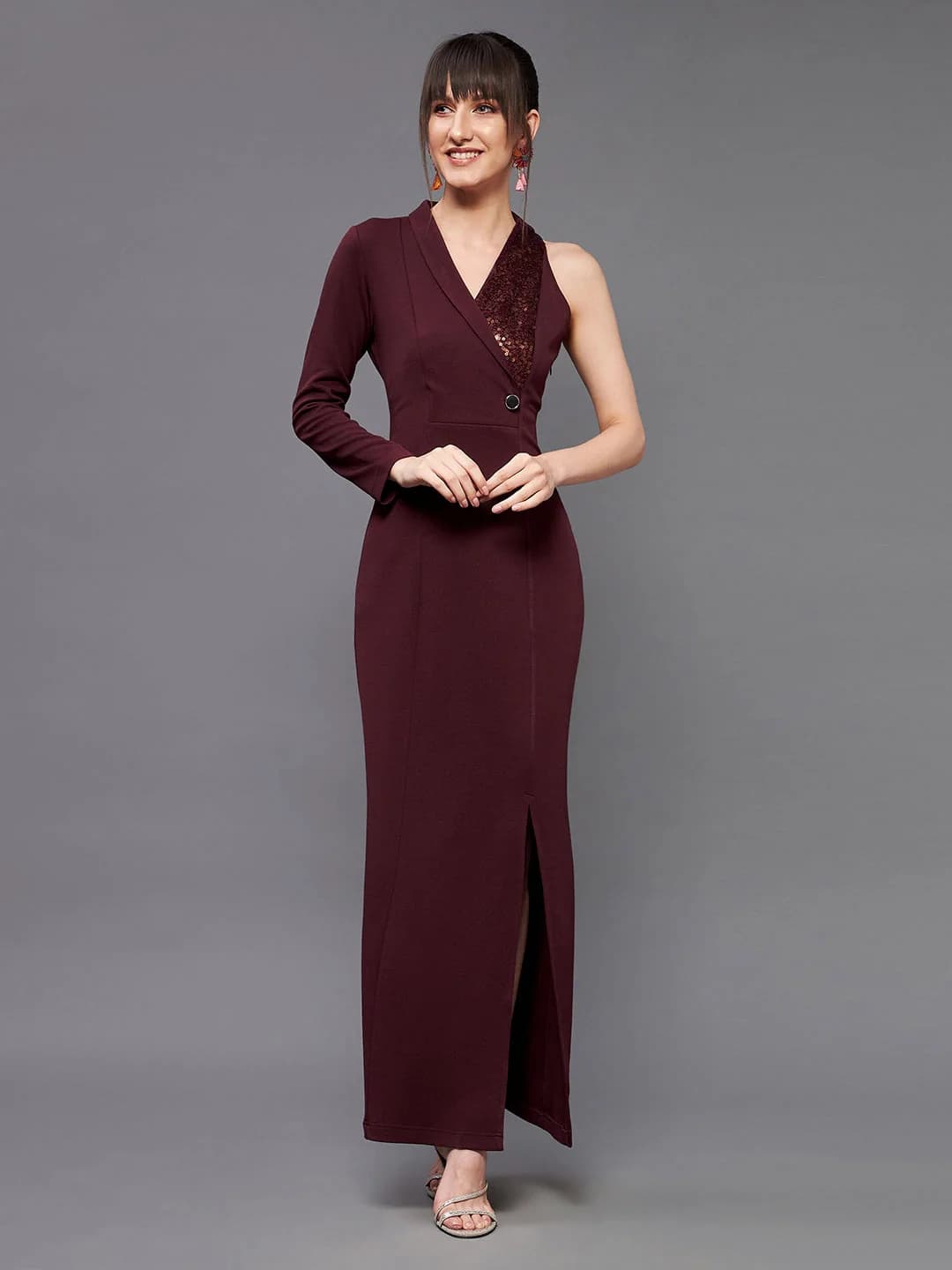 Women's Red Party Slim Fit Dress
