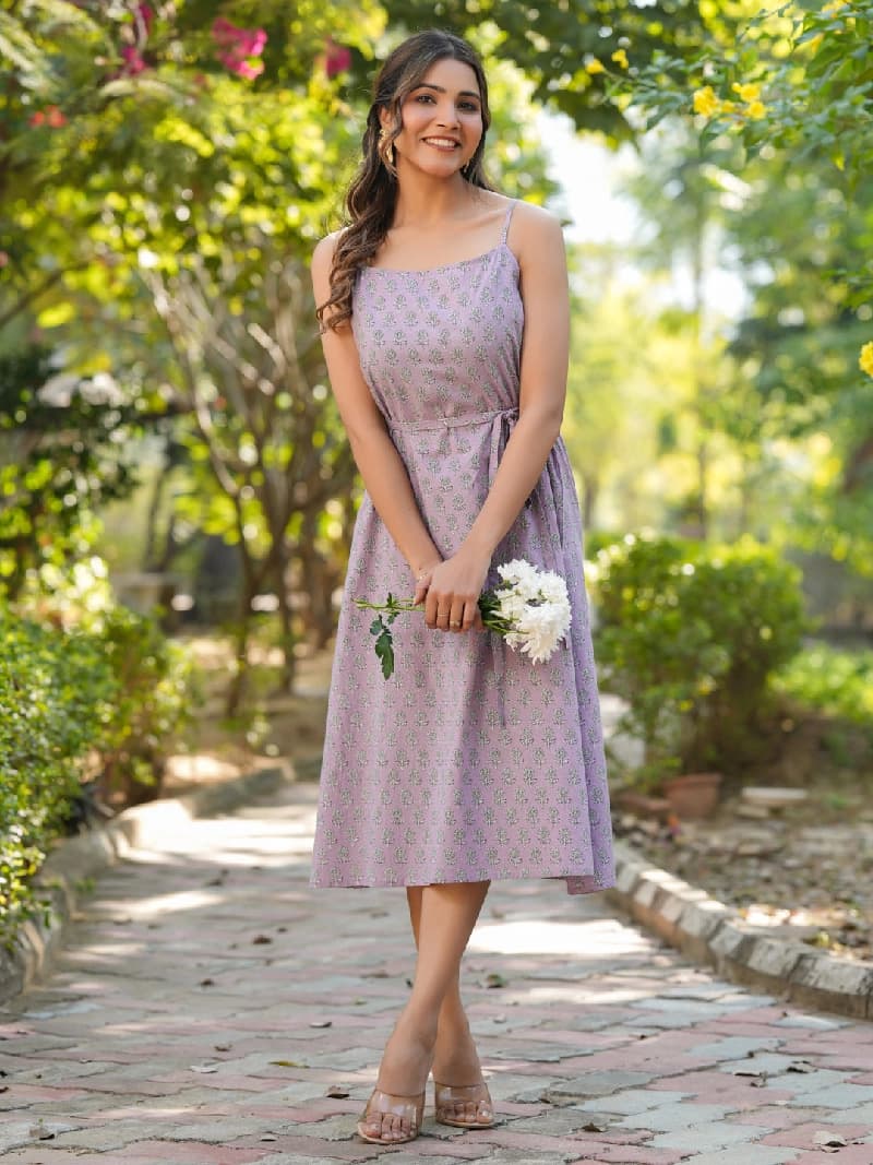 Women's Purple Casual Dress