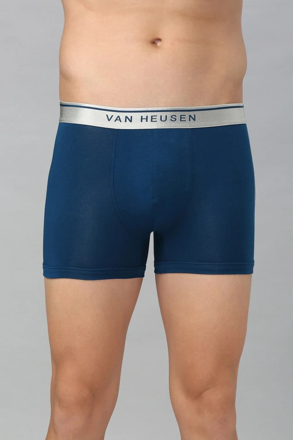 Men's Blue Solid Anti Bacterial Colour Fresh Trunk - Pack of 1