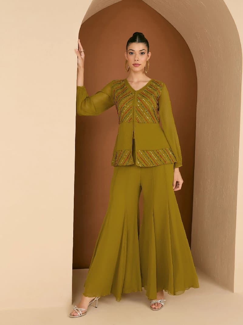 Women's Green Party Co-ords Set