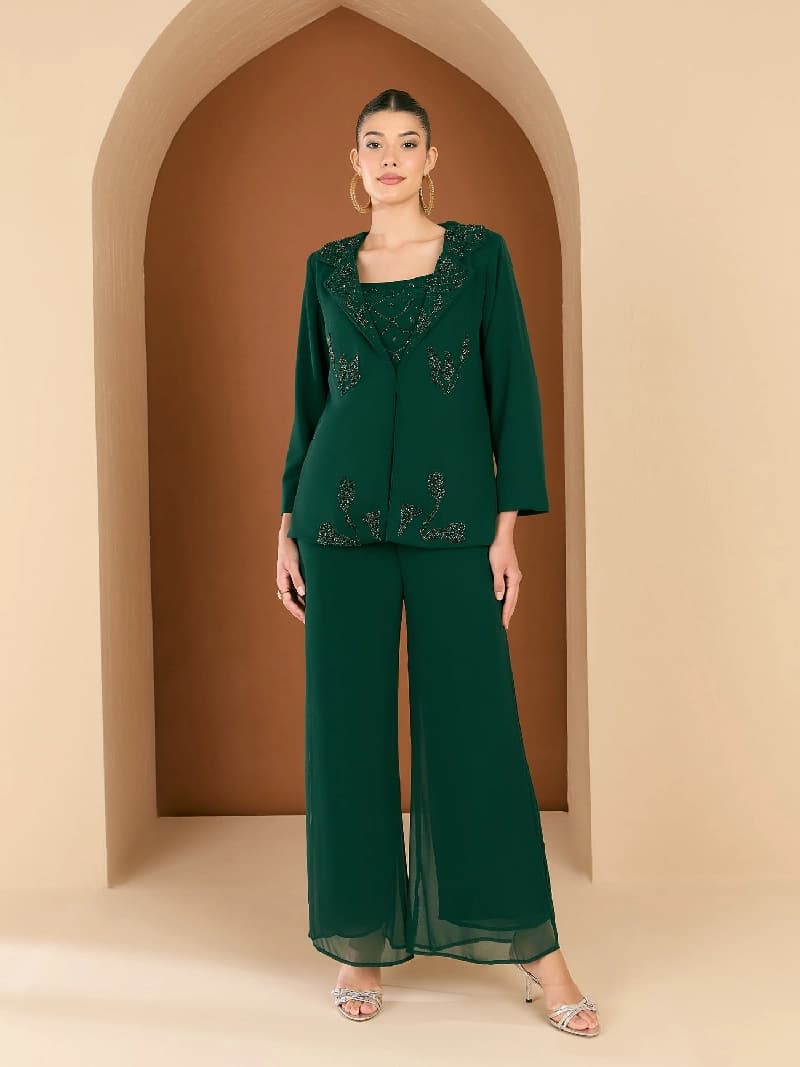 Women's Green Party Co-ords Set