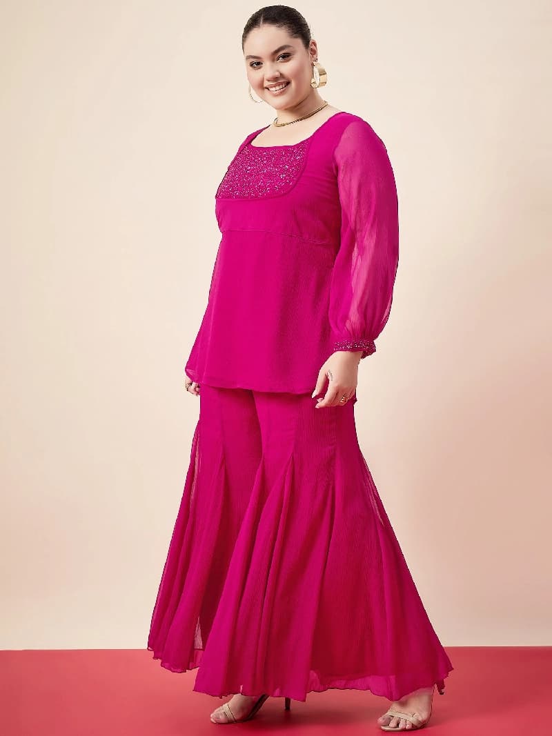 Women's Pink Party Co-ords Set