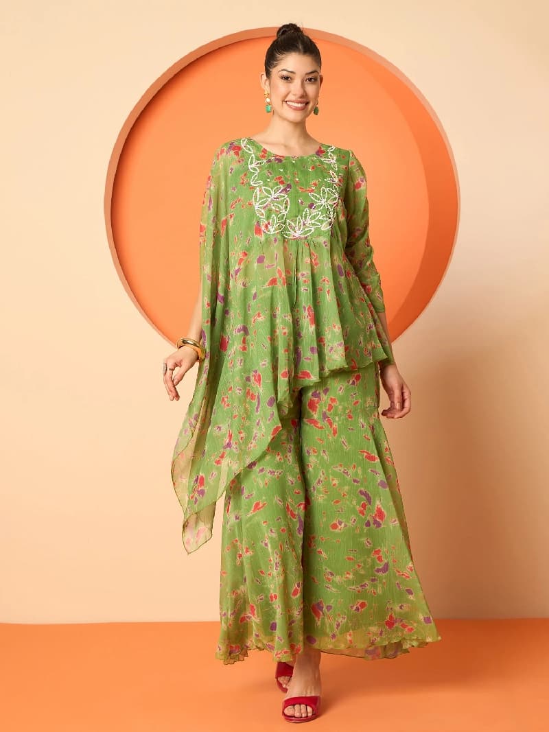 Women's Green Party Co-ords Set