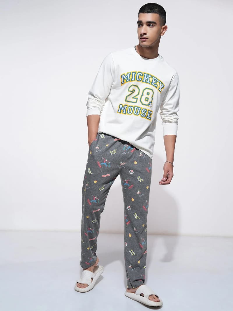 Men's Multicolor Casual Pyjama Set