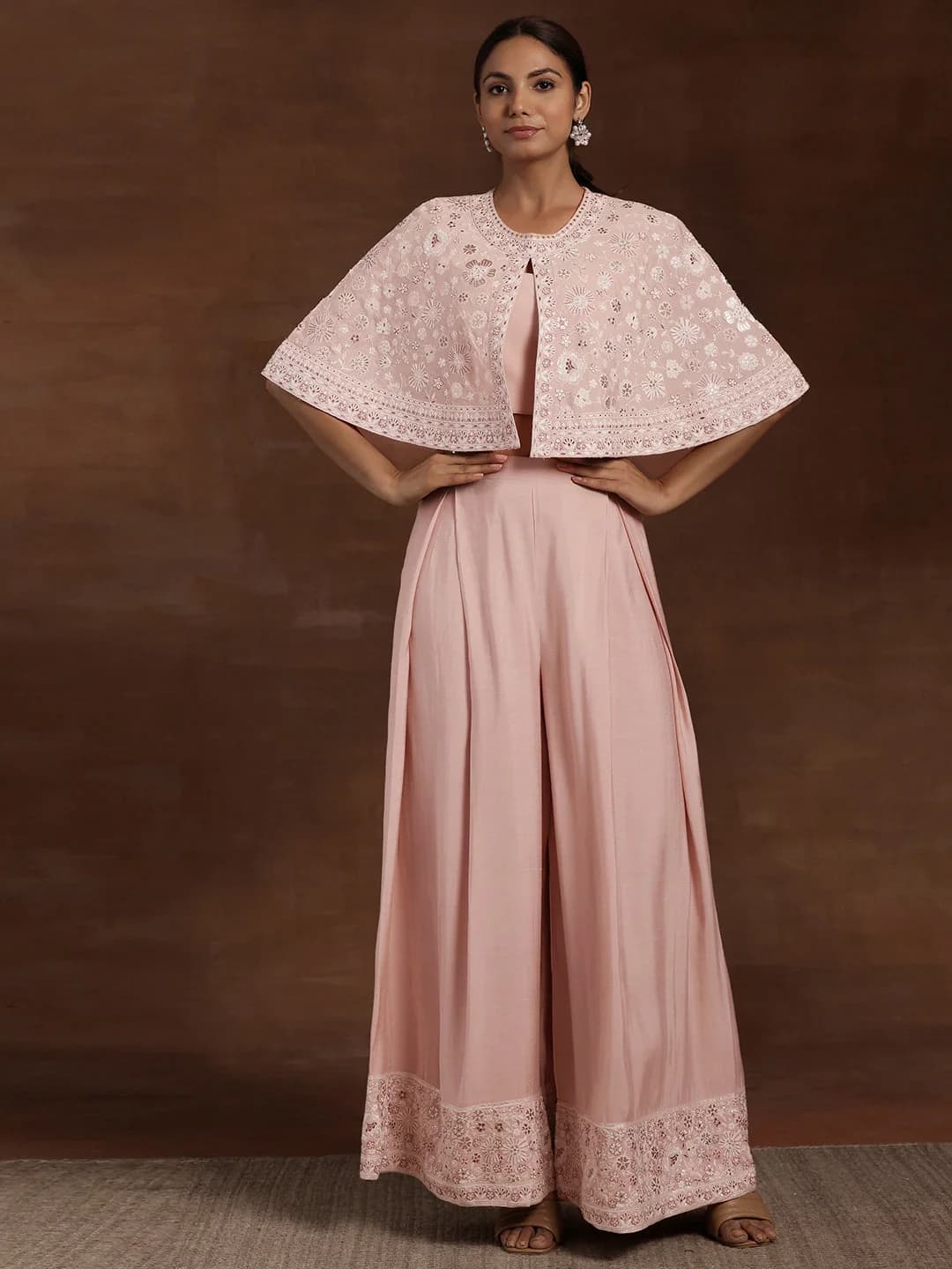 Women's Pink Casual Co-ords Set