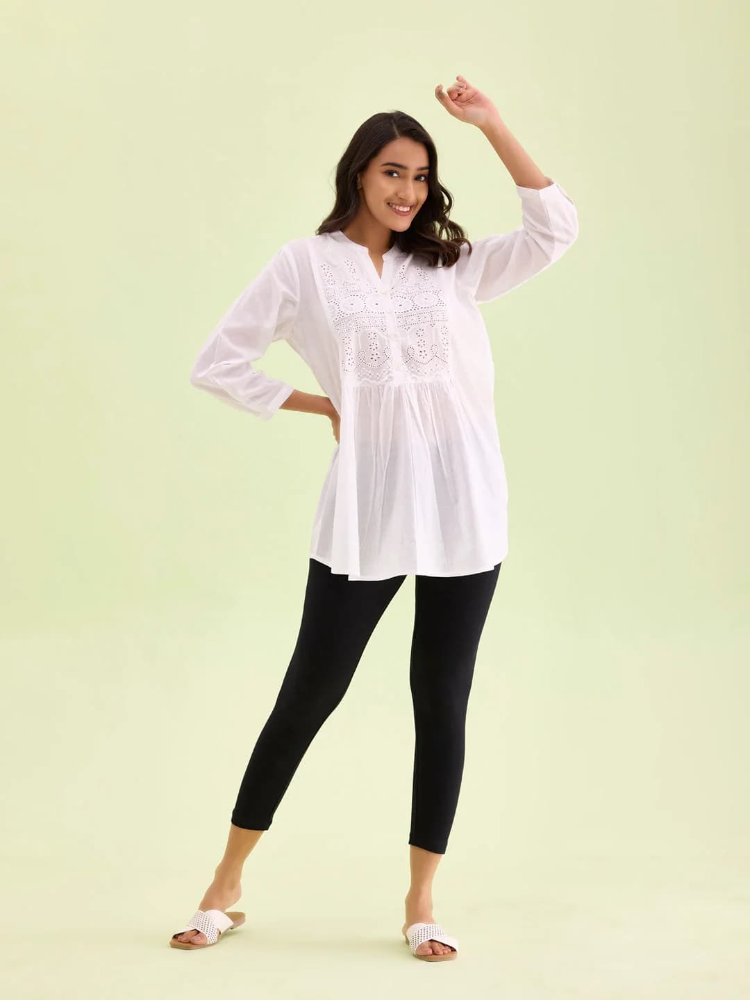 Women's Black Casual Solid Slim Fit Legging