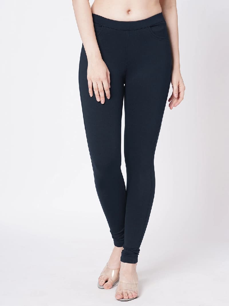 Women's Navy Casual Jegging