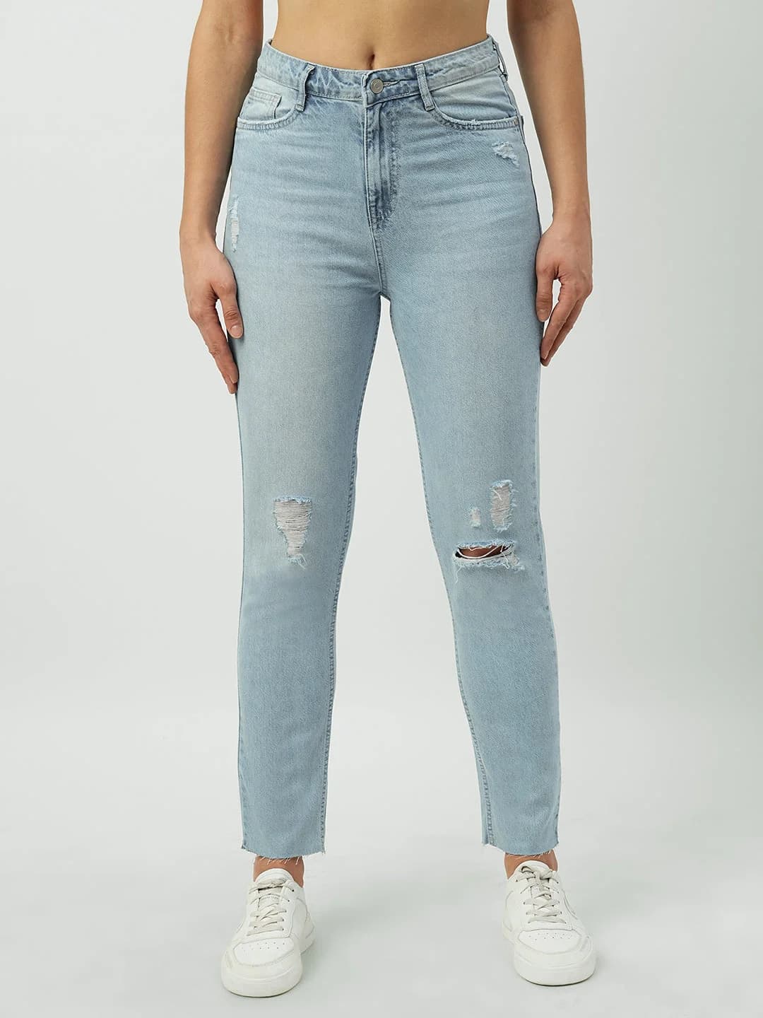 Women's Blue Casual Jeans