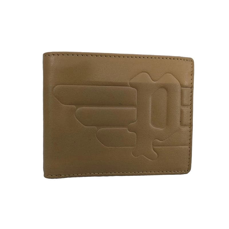 Men's Brown Leather Two Fold Wallet