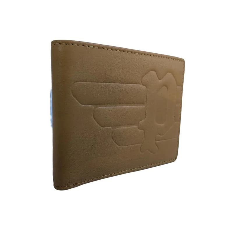 Men's Brown Leather Two Fold Wallet