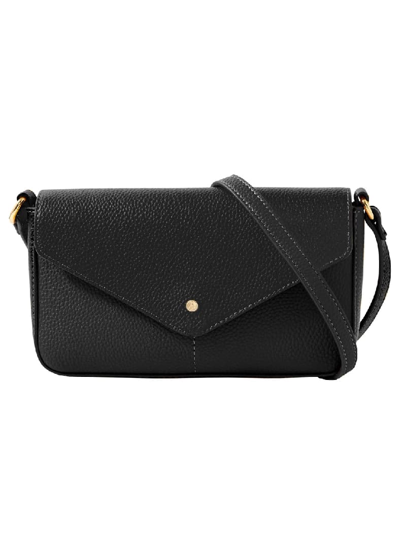 Women's Black Casual Solid Sling Bag