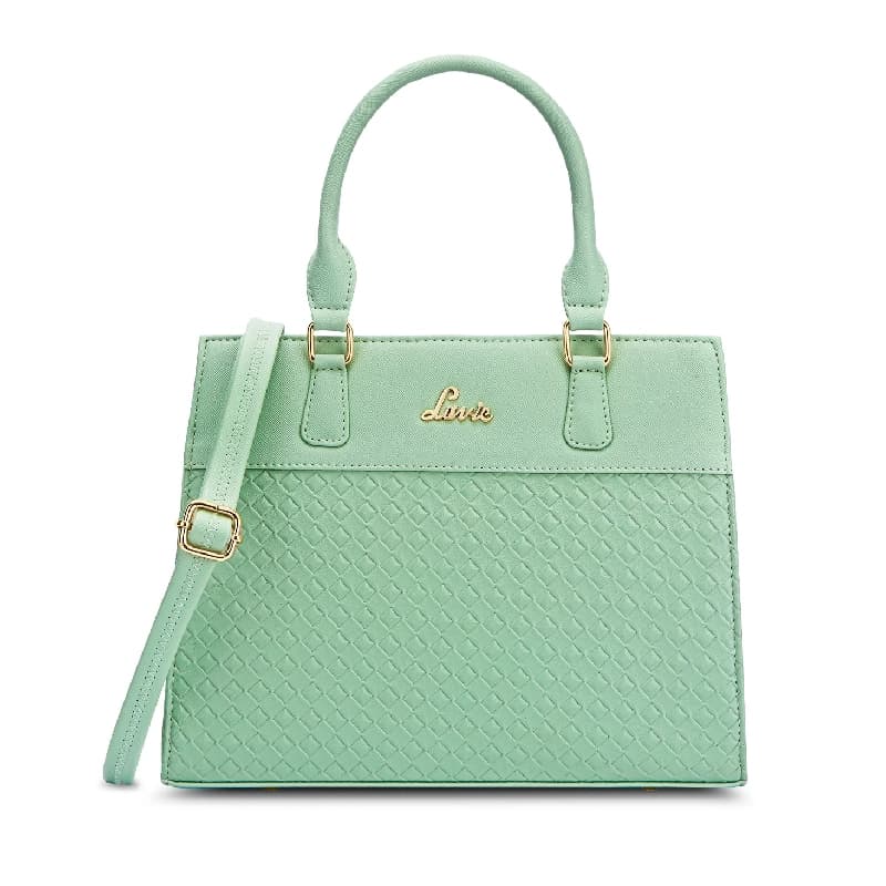 Women's Green Casual Solid Satchel