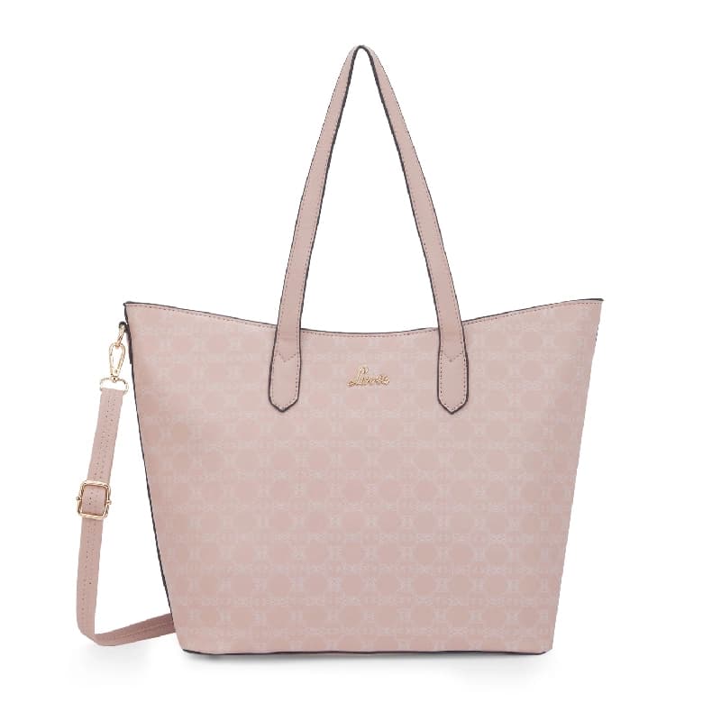 Women's Pink Casual Printed Tote Bag