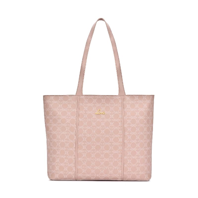 Women's Pink Casual Printed Tote Bag