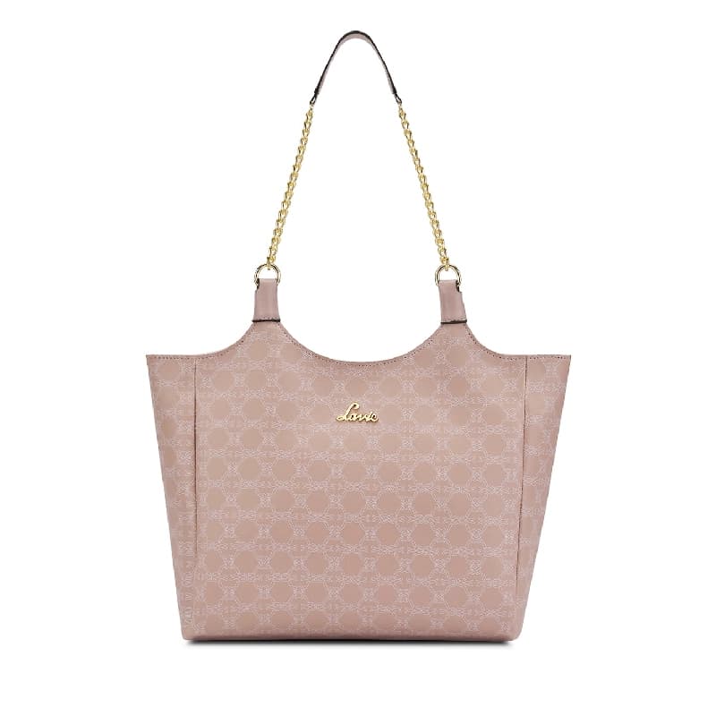 Women's Pink Casual Printed Tote Bag