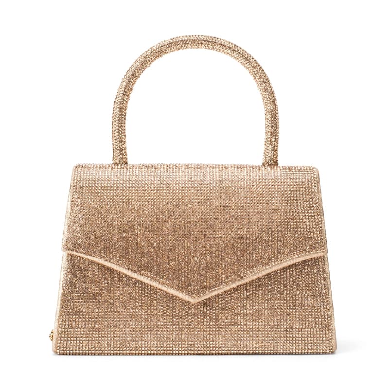 Women's Champagne Casual Solid Clutch