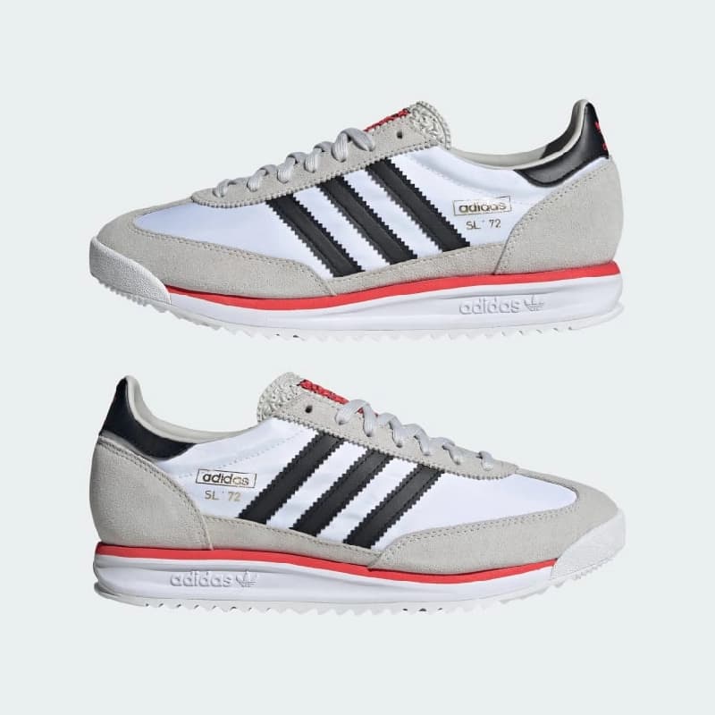 Men's White Sl 72 Rs Lace-Up Sneakers