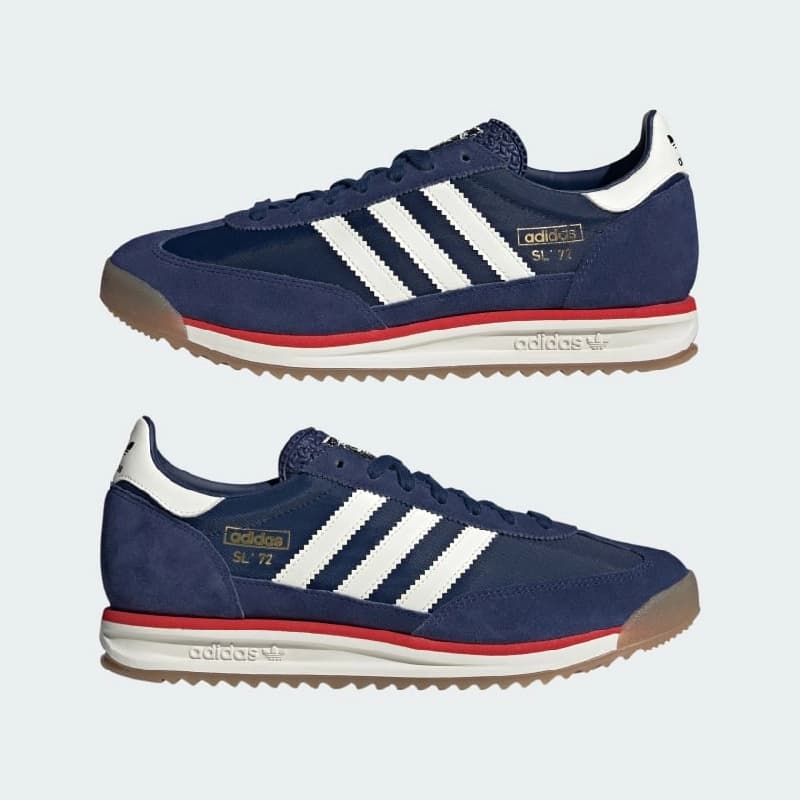 Men's Blue Sl 72 Rs Lace-Up Sneakers