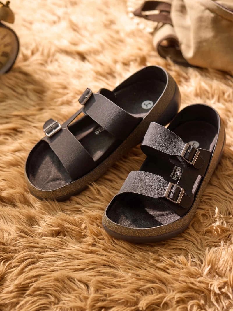 Men's Black Daily Sandals