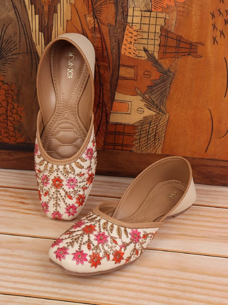 Women's Beige Casual Slip-On Flats