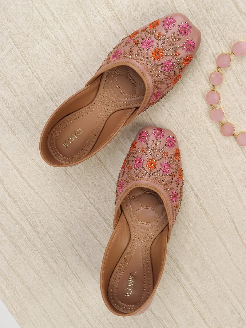 Women's Pink Casual Slip-On Flats