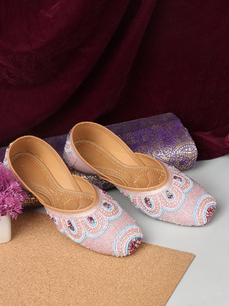 Women's Pink Casual Slip-On Flats