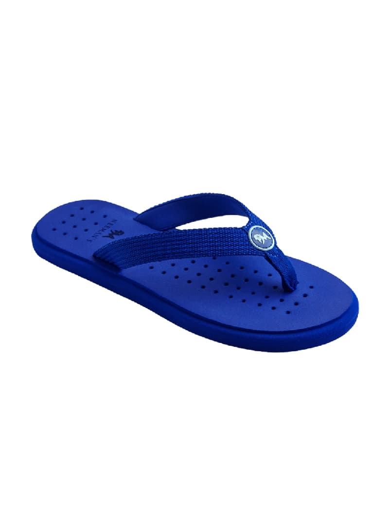 Men's Blue Eco Fluffy Orthopedic Flip-Flops