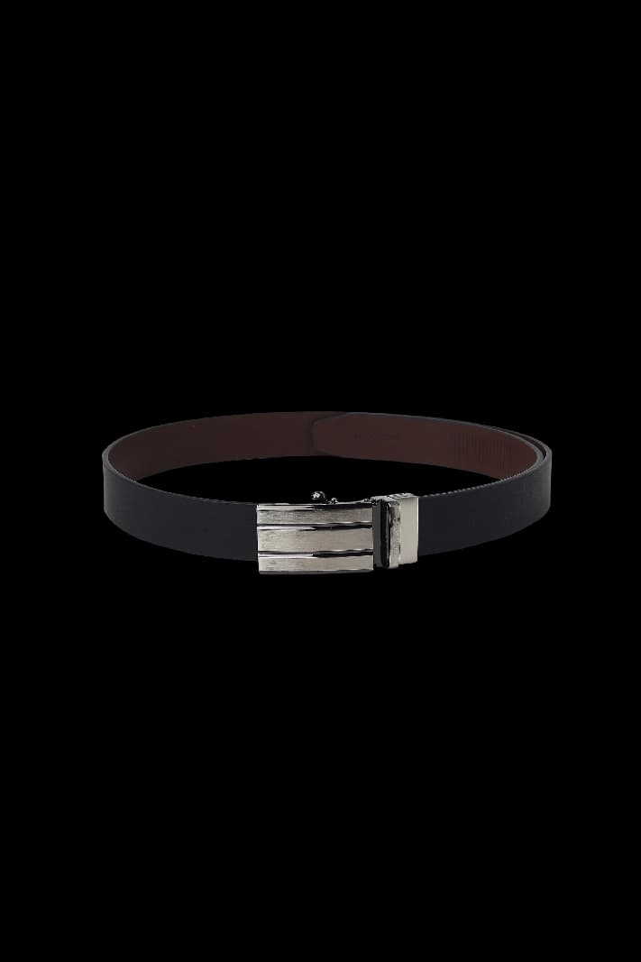 Men's Black & Brown Reversible Leather Belt