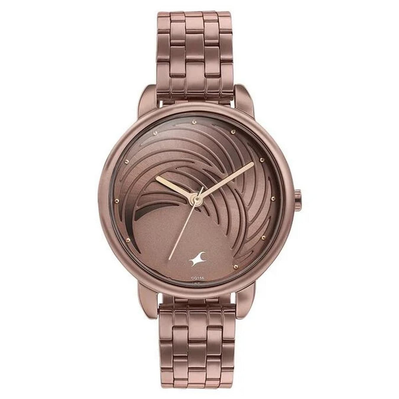 Women's Casual Brown Round Dial Watch - NT6282QM01