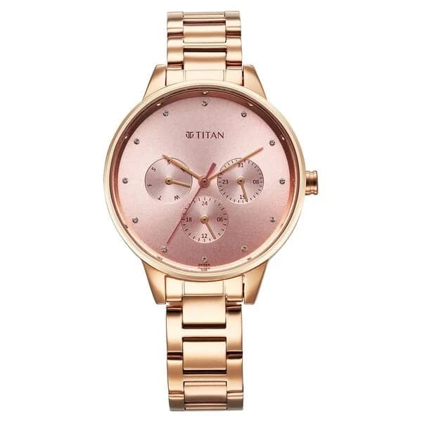 Women's Purple Pink Round Dial Watch - 2648WM08