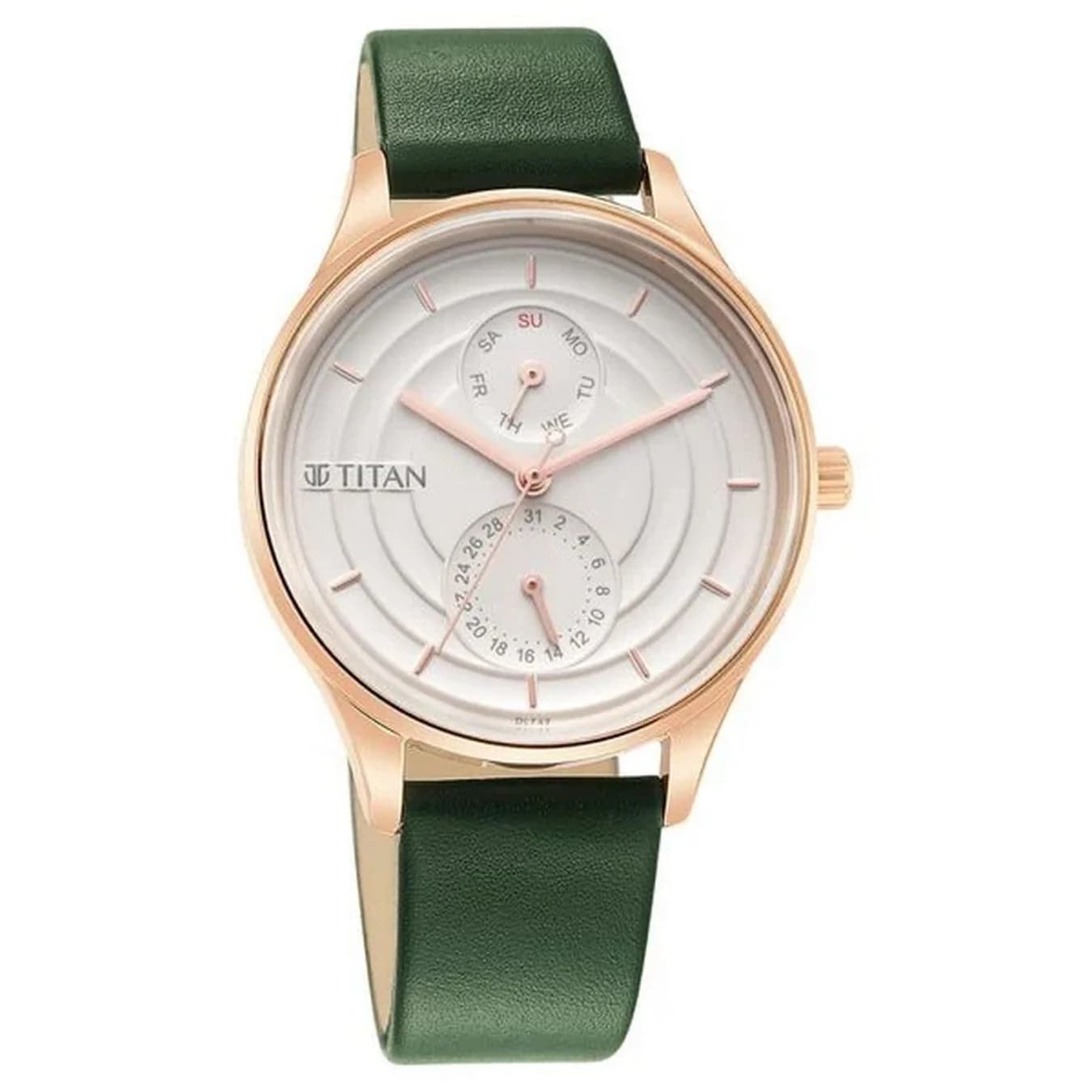 Women's Workwear Silver White Round Dial Watch - NT2670WL05