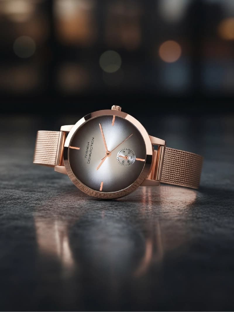 Women's Rose Casual Round Analogue Watch-FCB8RGM