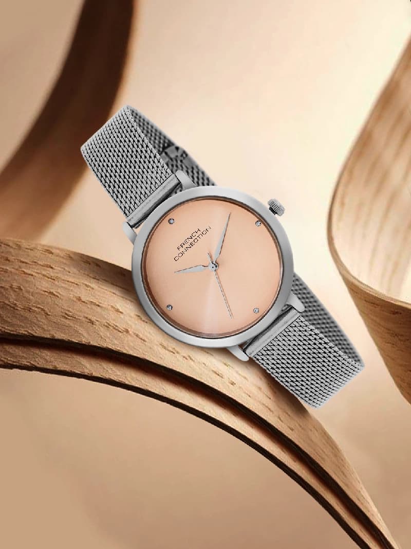 Women's Rose Gold Dial Color Watch - FCN050B