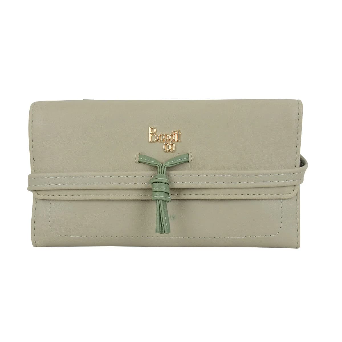 Women's Grasswhopper Green Large Harmonium Wallet