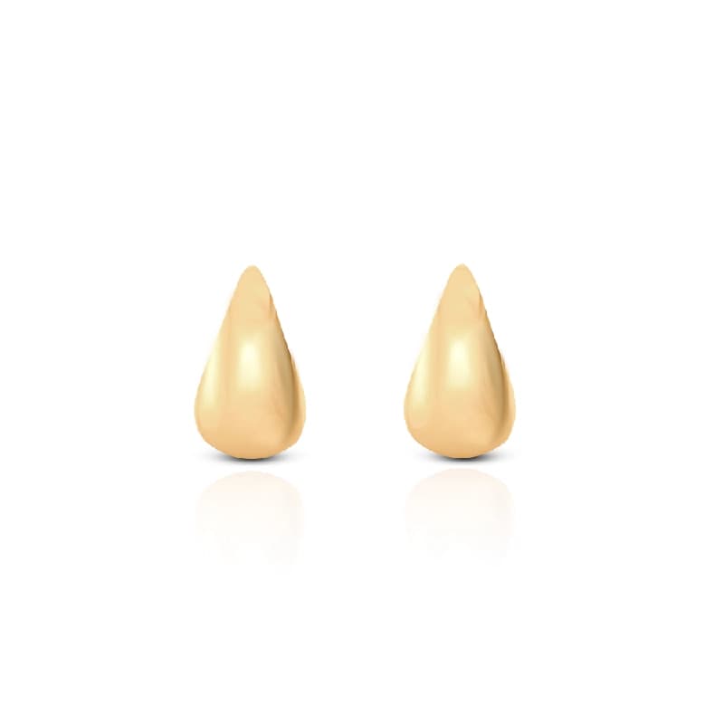 Women's Contemporary Golden Drop Earring