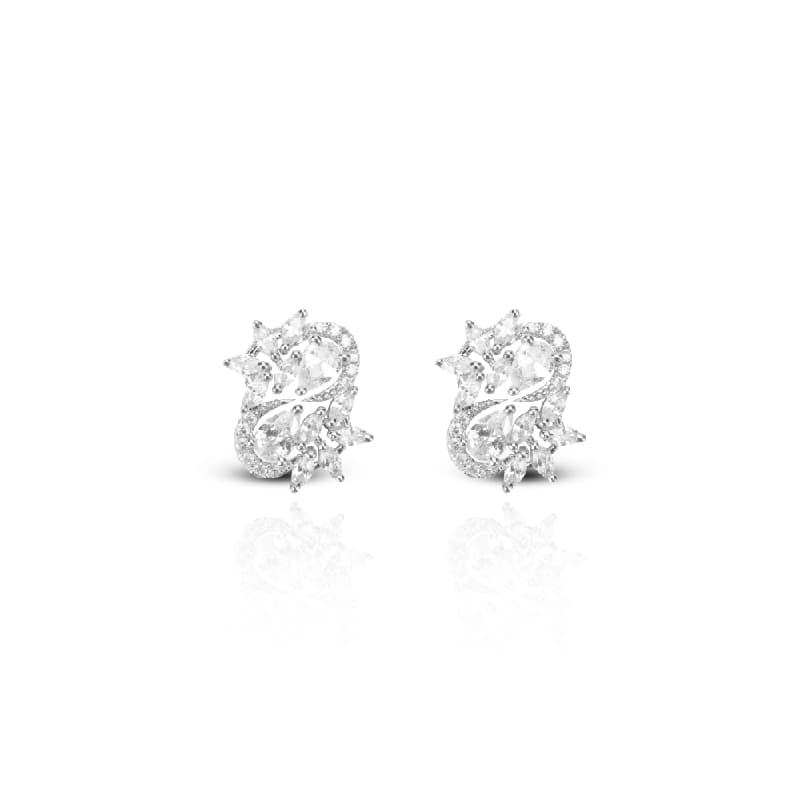 Women's Zirconia Mon Cheri Stud Earrings