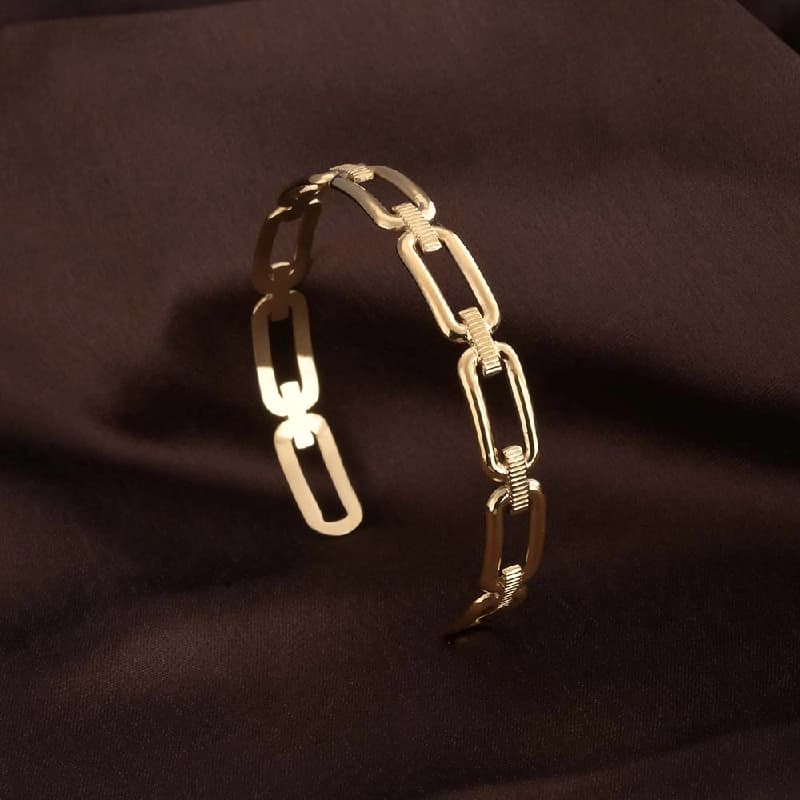 Women's Gold Minimalist Link Bracelet Waterproof & Anti-Tarnish