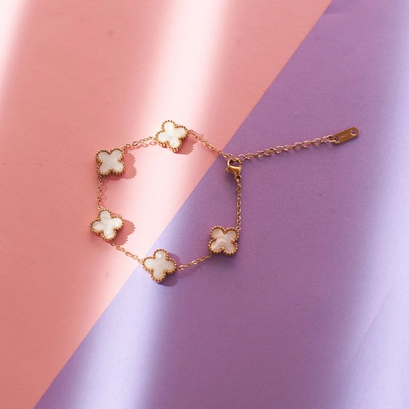 Women's Victorian White Bracelet