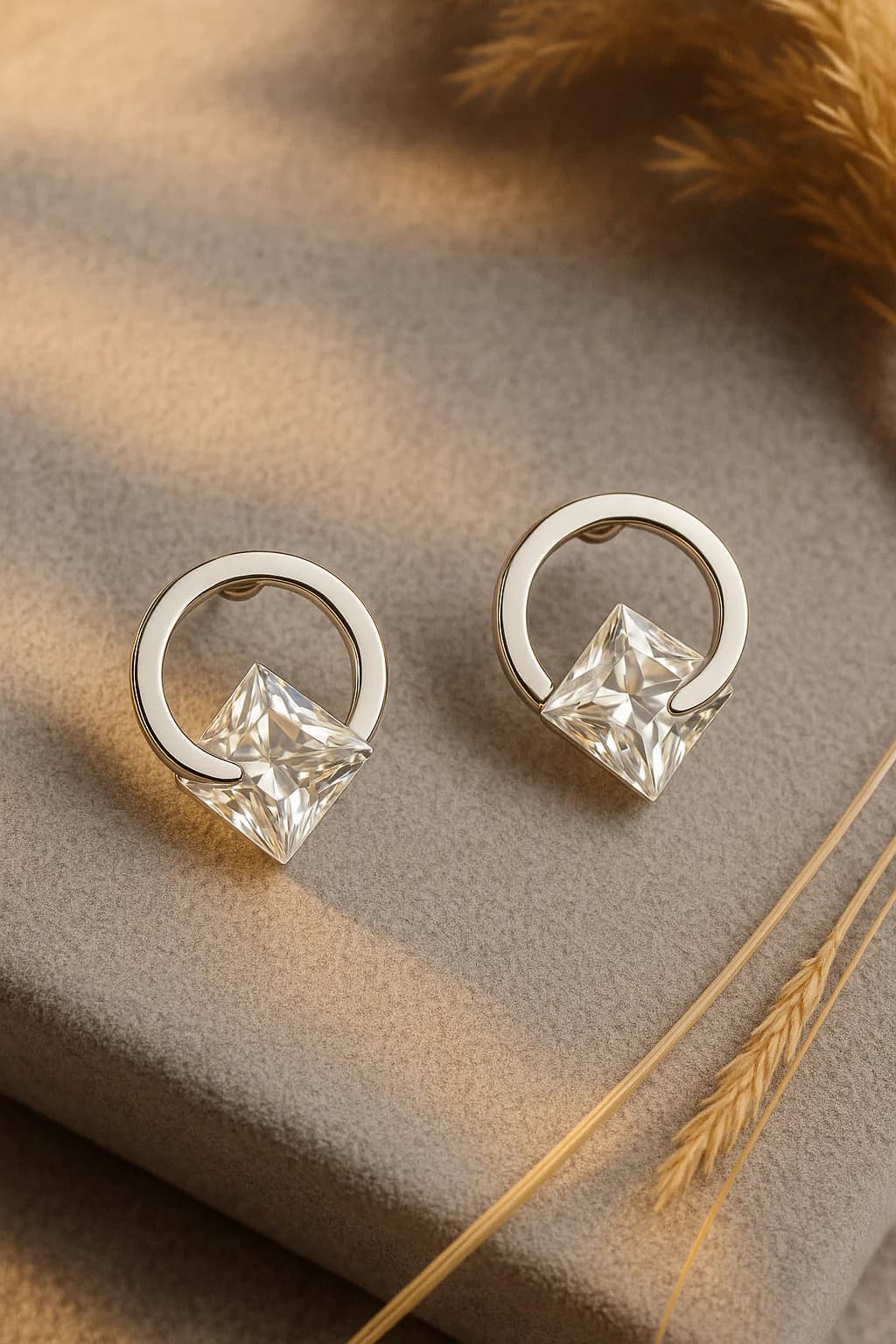 Women's Silver Casual Earrings