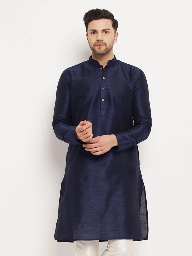 Men's Blue Festive Kurta
