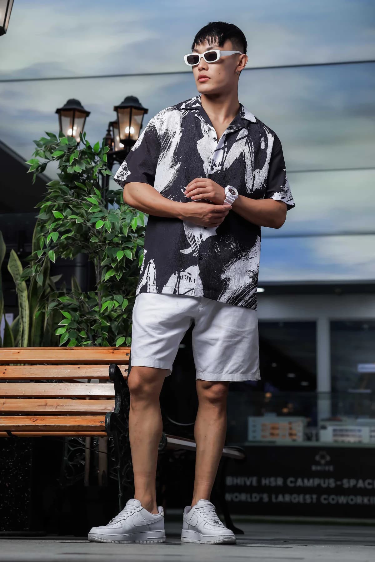 Unisex Black Casual Regular Fit Shirt