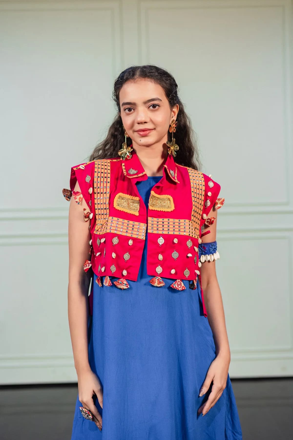 Women's Red Festive Jacket