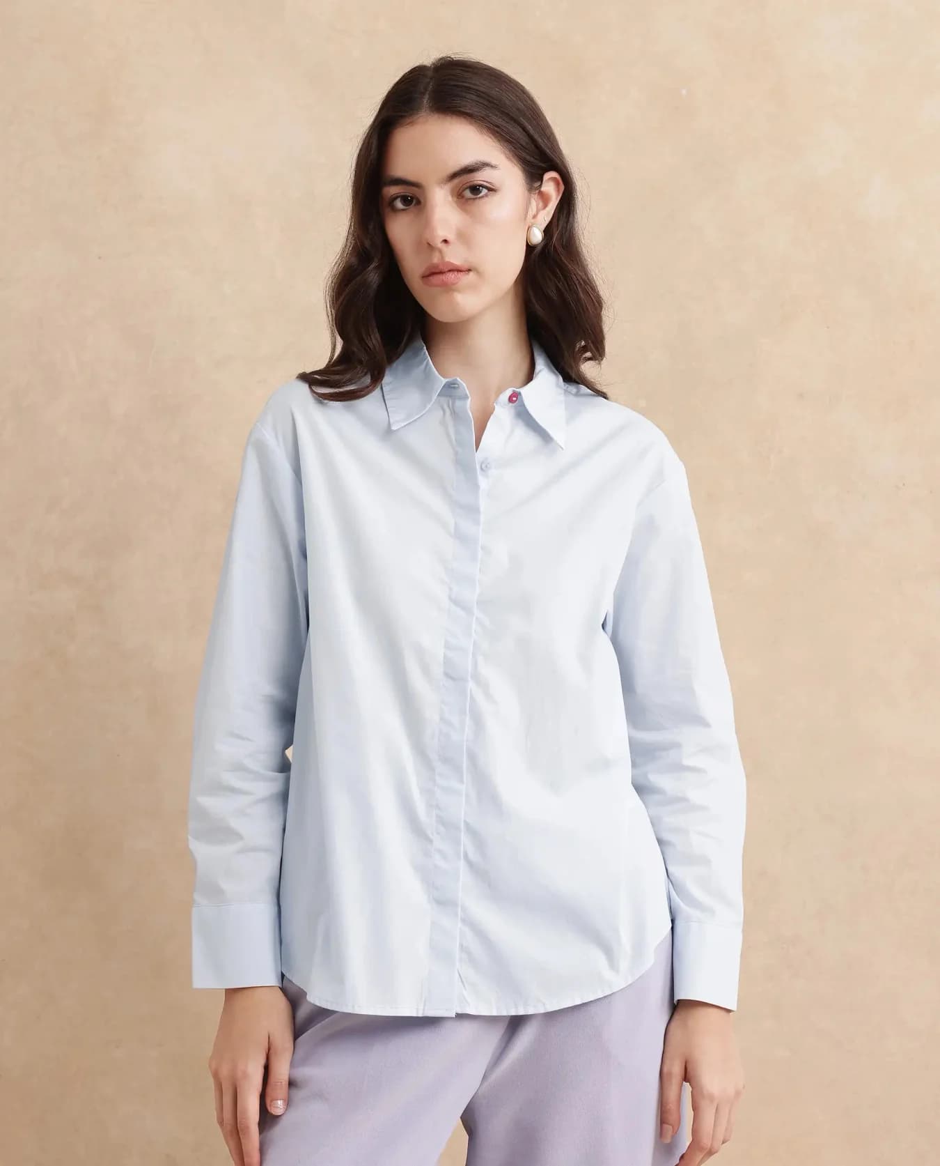 Women's Grey Casual Printed Regular Fit Shirt