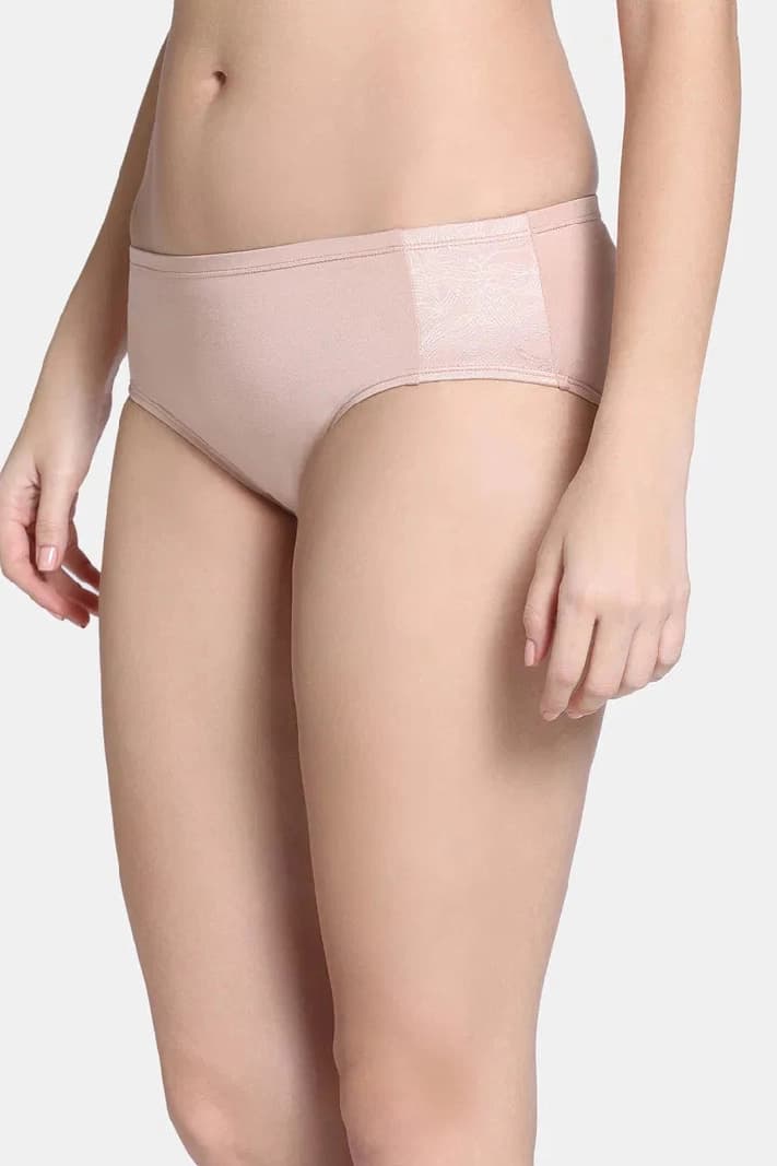 Women's Skin Shimmering Secrets Low Rise Full Coverage Hipster Panty
